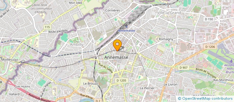 localisation de l'entreprise SCI LES VOIRONS à ANNEMASSE