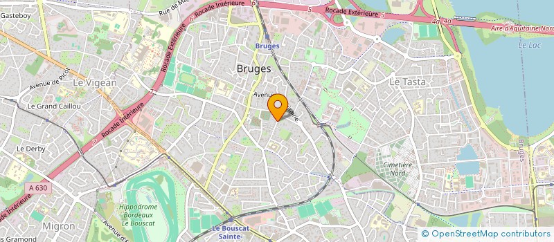 localisation de l'entreprise SCI LES VOISINS  BRUGES