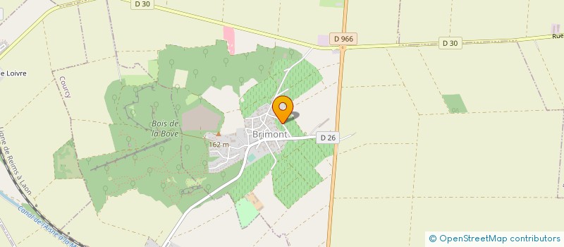 localisation de l'entreprise SCI LES VOITILLEUX  BRIMONT