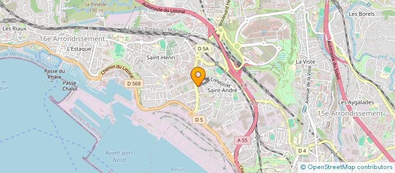 localisation de l'entreprise SCI LES VOLCANS à MARSEILLE