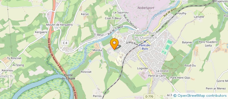 localisation de l'entreprise SCI LES VOLCANS  PONT-DE-BUIS-LES-QUIMERCH