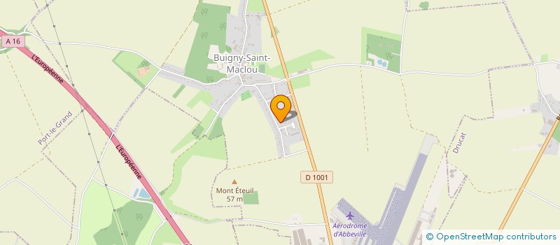 localisation de l'entreprise SCI LES VOLETS BLEUS  BUIGNY-SAINT-MACLOU