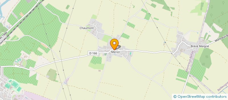 localisation de l'entreprise SCI LES VOLETS BLEUS  MONTREUIL-BELLAY