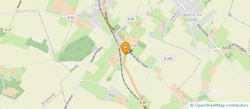 localisation de l'entreprise SCI LES VOLETS BLEUS  GREMONVILLE