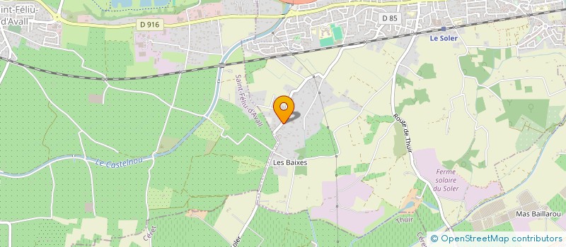 localisation de l'entreprise SCI LES VOLETS VERTS  LE SOLER