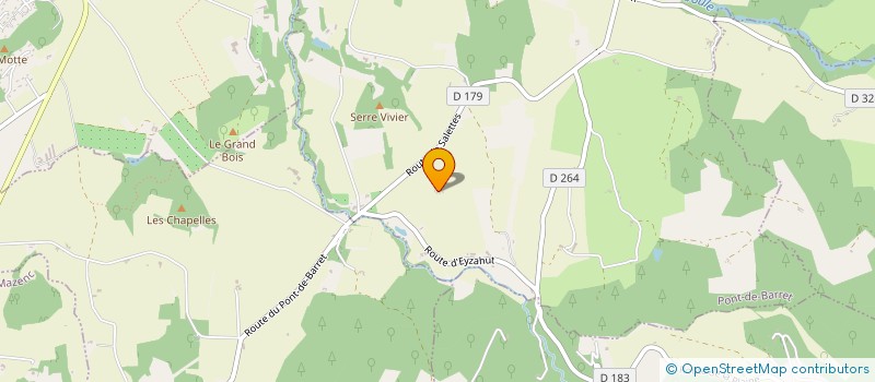 localisation de l'entreprise SCI LES VOUGUETS  PONT-DE-BARRET