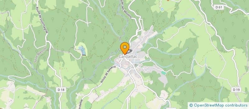 localisation de l'entreprise SCI LES VOUTES  CARDAILLAC