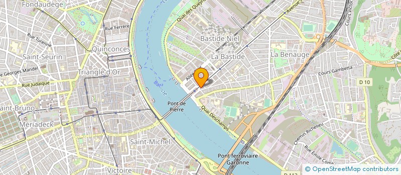 localisation de l'entreprise SCI LES VOYAGEURS  BORDEAUX