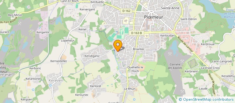 localisation de l'entreprise SCI LES VOYAGEURS à PLOEMEUR