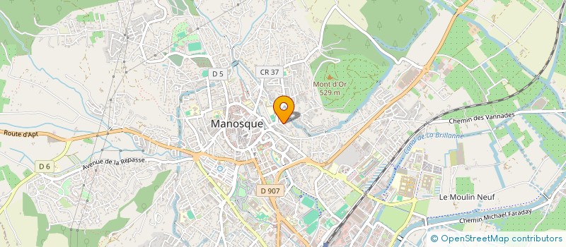 localisation de l'entreprise SCI LES VRAIES RICHESSES à MANOSQUE