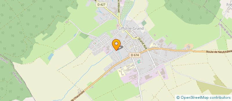 localisation de l'entreprise SCI LES VREUILS  LIFFOL-LE-GRAND