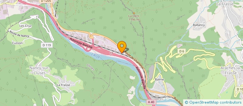 localisation de l'entreprise SCI LES VUARDES  CLUSES