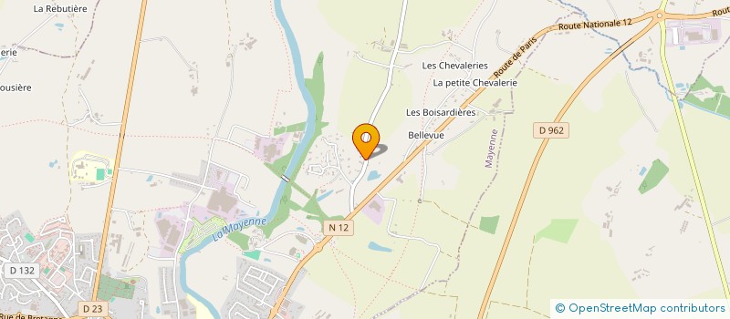 localisation de l'entreprise SCI LES VULPES  MAYENNE