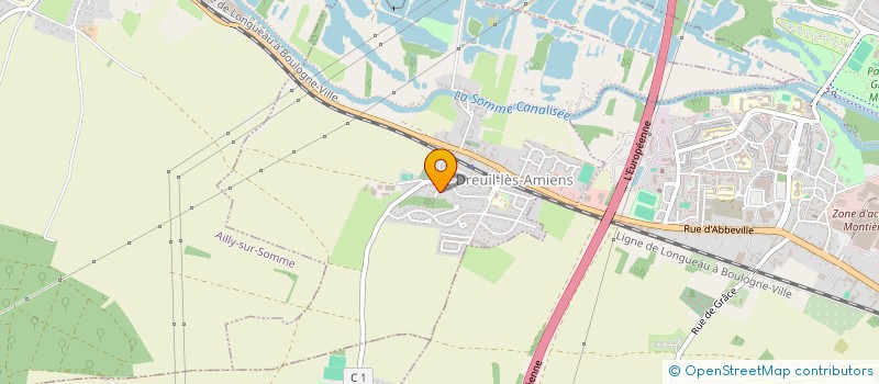 localisation de l'entreprise SCI LES WAIDIERS à DREUIL-LES-AMIENS