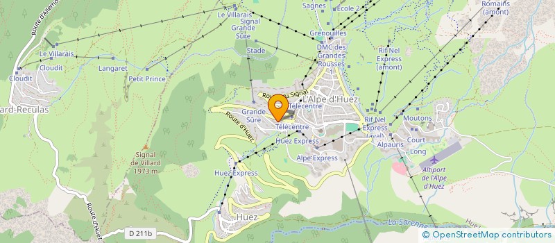 localisation de l'entreprise SCI LES WHITE  HUEZ