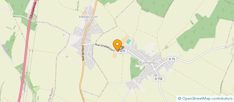 localisation de l'entreprise SCI LES YEUX OUVERTS  FOSSEMANANT