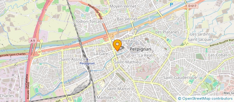localisation de l'entreprise SCI LES YUCCAS à PERPIGNAN
