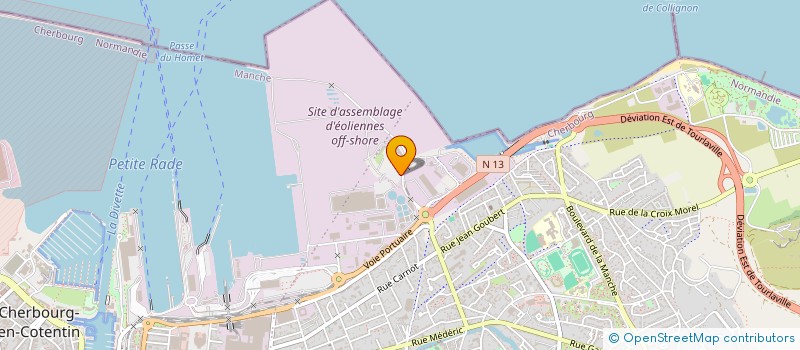 localisation de l'entreprise SCI LES YUMI  CHERBOURG-EN-COTENTIN