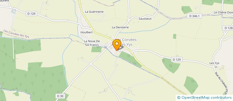 localisation de l'entreprise SCI LES YYS à LES CORVEES-LES-YYS