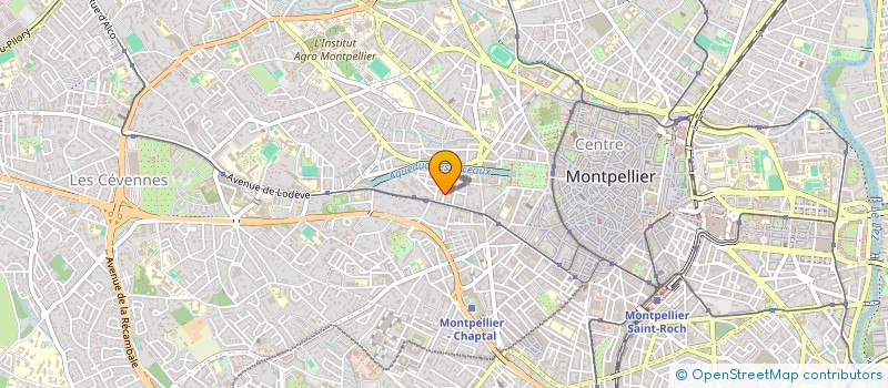 localisation de l'entreprise SCI LES Z'OREILLES à MONTPELLIER