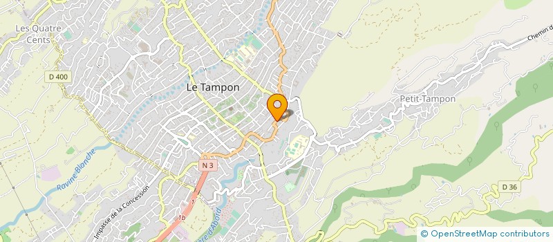 localisation de l'entreprise SCI LES ZACS  LE TAMPON