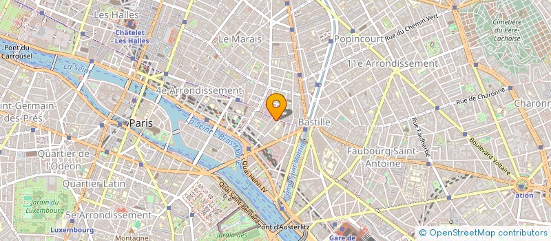 localisation de l'entreprise SCI LES ZAGS  PARIS