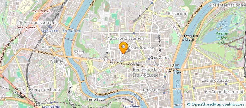 localisation de l'entreprise SCI LES ZAMS  LYON