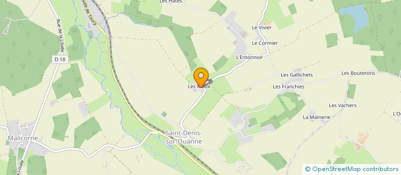 localisation de l'entreprise SCI LES ZAZOUX  CHARNY OREE DE PUISAYE