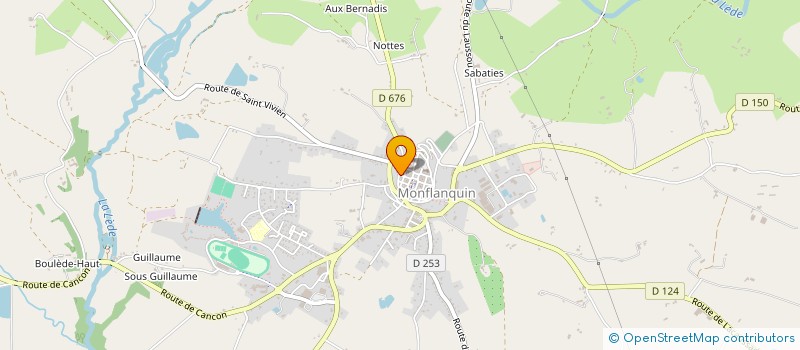 localisation de l'entreprise SCI LES ZNAIOUS  MONFLANQUIN