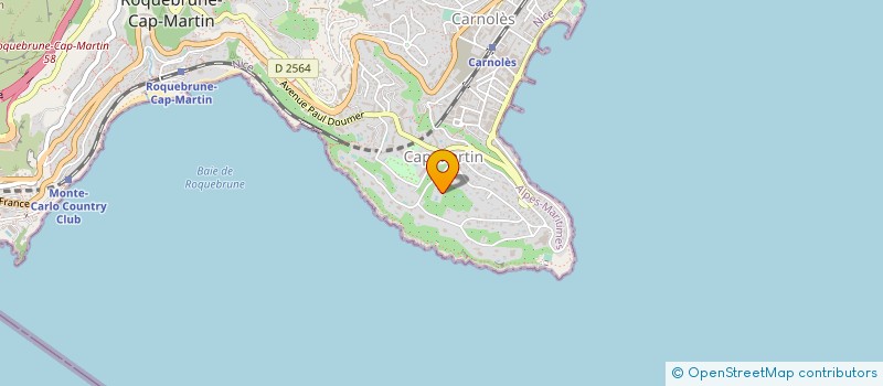 localisation de l'entreprise SCI LES ZORAIDES à ROQUEBRUNE CAP MARTIN