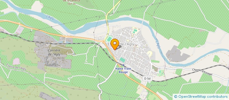 localisation de l'entreprise SCI LES ZOREILS PERE ET FILLE  CASES-DE-PENE