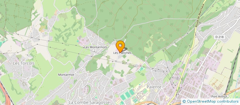 localisation de l'entreprise SCI LES ZP  BESANCON