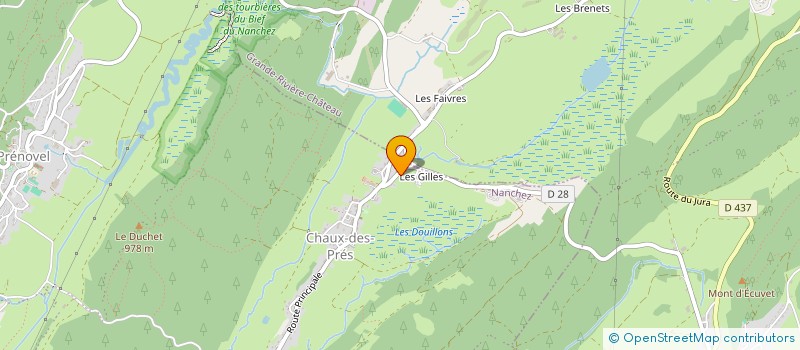 localisation de l'entreprise SCI LES4G  NANCHEZ