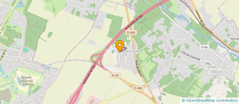 localisation de l'entreprise SCI LESA  COUTEVROULT