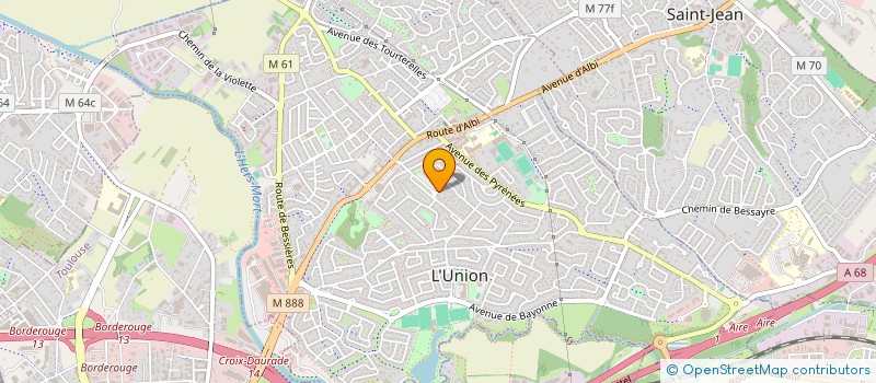localisation de l'entreprise SCI LESA à L'UNION