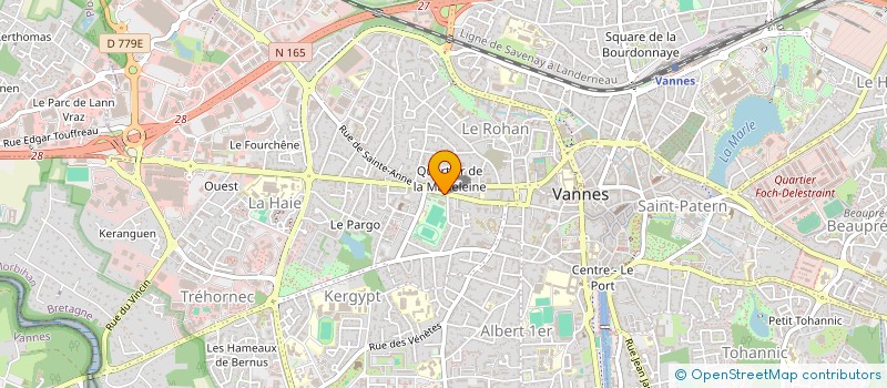 localisation de l'entreprise SCI LESAGE à VANNES