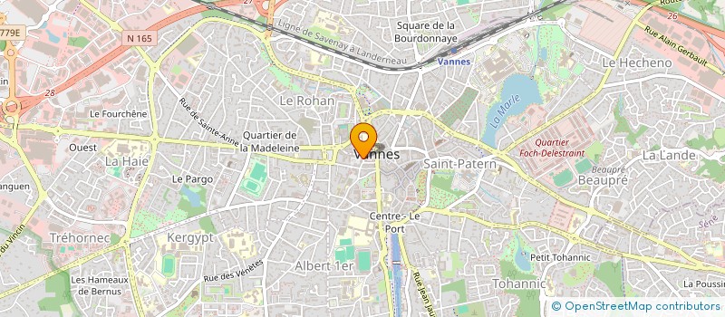 localisation de l'entreprise SCI LESAGE à VANNES