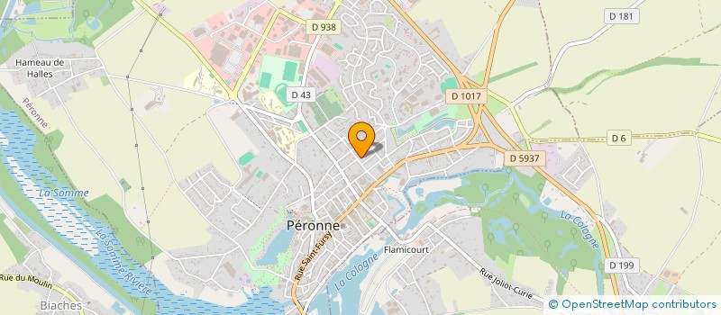 localisation de l'entreprise SCI LESAGE à PERONNE