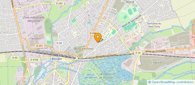 localisation de l'entreprise SCI LESAGE  BOURGES