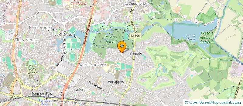 localisation de l'entreprise SCI LESAGE-PARIS à VILLENEUVE-D'ASCQ