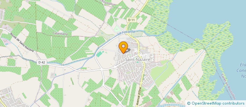 localisation de l'entreprise SCI LESAINT  SAINT-NAZAIRE