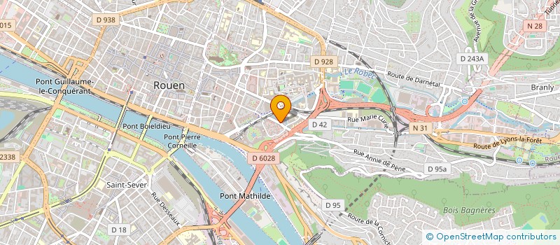 localisation de l'entreprise SCI LESAINT MARTAINVILLE à ROUEN