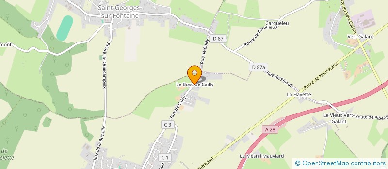 localisation de l'entreprise SCI LESAMA  QUINCAMPOIX