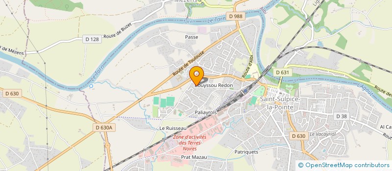 localisation de l'entreprise SCI LESANTO  SAINT-SULPICE-LA-POINTE