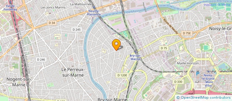 localisation de l'entreprise SCI LESANTOINES à BRY-SUR-MARNE
