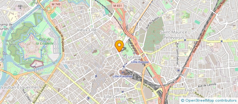 localisation de l'entreprise SCI LESAPROU à LILLE