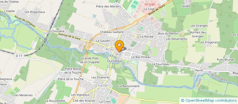 localisation de l'entreprise SCI LESBAHY à AZAY-LE-RIDEAU
