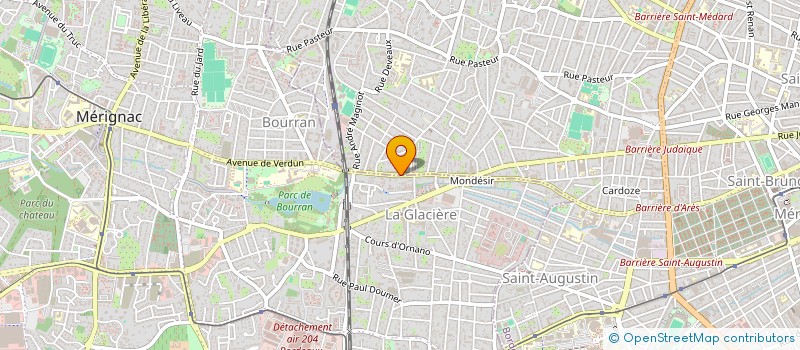 localisation de l'entreprise SCI LESBORDES ET COMPAGNIE  BORDEAUX