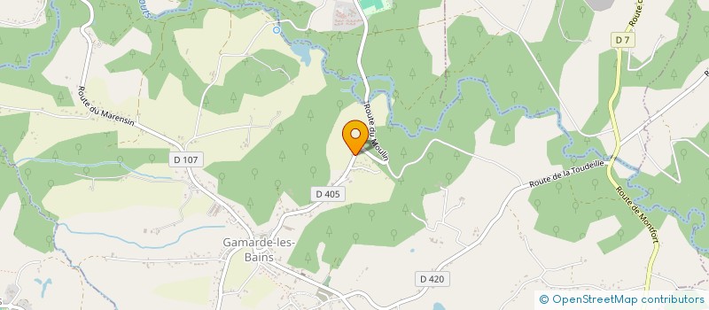 localisation de l'entreprise SCI LESCAMBE  GAMARDE-LES-BAINS