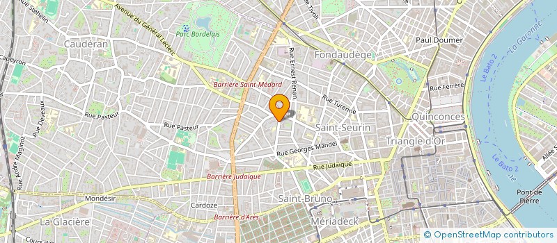 localisation de l'entreprise SCI LESCAPAL  BORDEAUX